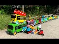 Download Lagu WADIDAW !! Mobil Truk Tronton Panjang Bongkar Mainan Mobil Mobilan Truk Molen, Truk Mixer, Excavator