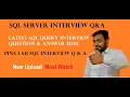 sql server interview questions and answers for experienced 2019 Part 53
