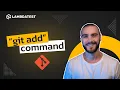 What is the git add command TestMu AI