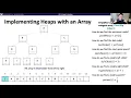 CSE 373 20au Lesson 13 2 Implementing Heaps with Arrays