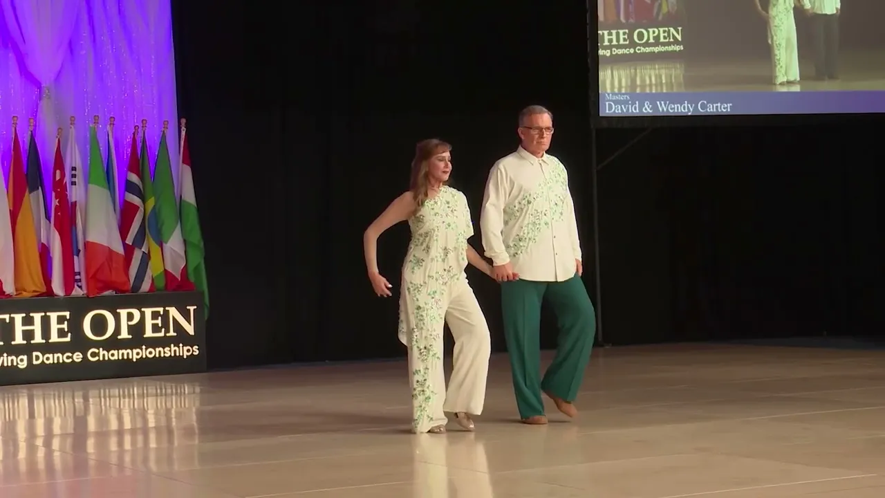 David Carter and Wendy Carter - 1st Place Masters - The Open 2025
