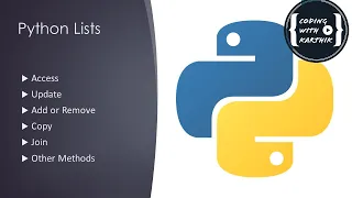 Python Lists Session 5 Coding With Karthik