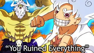luffy exposes the fake sun god on elbaf one piece chapter 1128