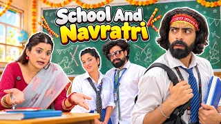 Schools and Navratri 🙏😎 #shorts #ytshorts #navratri #Schools