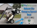 Lagu Grote batterij Falcon 72V 56Ah bereik- en snelheidstest | Lithium-ionbatterij voor golfkarren | N...