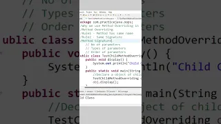 Where will we use Method Overriding in Java What is Method Overriding Java in Telugu