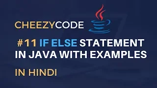 If Else Statement in Java Conditional Statement in Java Hindi -