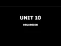 UNIT 10 Recursion JAVA