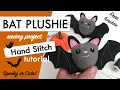 Sew a Bat Plushie with this FREE pattern Halloween