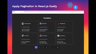 Easily add pagination in react js using this simple hook