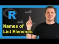 Extract Names of List Elements in R 2 Examples Return Object Name names Function Index
