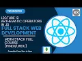 Lecture12 Mastering Full Stack Web Development Arithmetic Operators in Js 2025