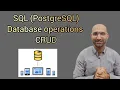PostgreSQL CRUD Operations Learn Database CRUD in SQL Full SQL Course for Beginners