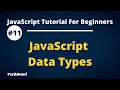 JavaScript Data Types Tutorial Hindi