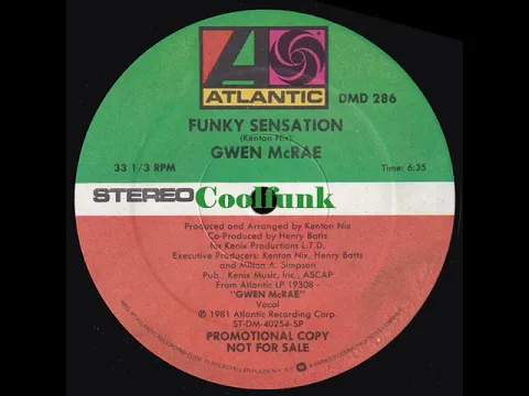 Download MP3 Gwen McRae - Funky Sensation (12 inch 1981)