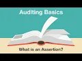 Auditing Basics What is an Assertion