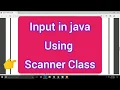 input in java using Scanner class using command line argument Java Programming -18