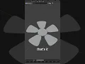 How to rotate object evenly in blender with just one click