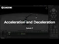 Acceleration and Deceleration ZONECORE Cinema Robots Motion Control Software