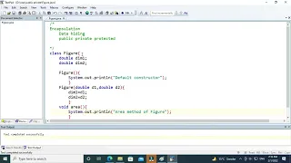 Object Oriented Programming in Java Encapsulation Data Hiding Access Specifier Public Private