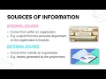 Types of Information Source Primary and Secondary Data