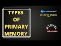 Types of Primary Memory A Level Notes Computer Studies 9608