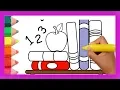Drawing Book Sketching How to Draw Books Toy Table Coloring Pages for Kids Art