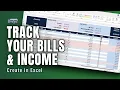 Create an Income Bill Pay Budget Tracker in Excel Step-By-Step