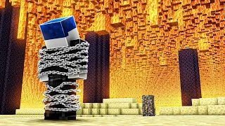 MINECRAFT ABER ÜBERALL IST LAVA (UNMÖGLICH?)