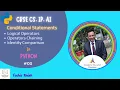 Logical and Chaining of Operators Identity Comparison CBSE AISSCE Python 3 xx CS IP AI