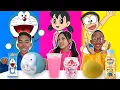 Download Lagu PILIH KARARTER DORAEMOND  SESUIA MAKANAN 1 WARNA KESUKAAN KALIAN! WAH DAPAT GULALI😱 | Mikael TubeHD