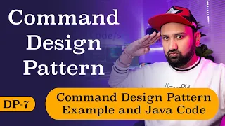 What is Command Design Pattern DP - 7 Example with Java Code Class Diagram In Hindi