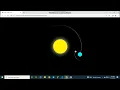 Solar System Animation Sun Earth Moon HTML CSS Project Tutorial