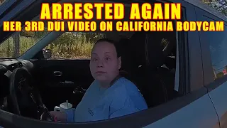 This is Her 3rd DUI Arrest Featured on California Bodycam