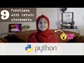 Python Beginners Tutorial For Children 9 Working with Functions with return statement