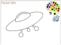 Spaceship Coloring Pages For Kids - Spaceship Coloring Pages