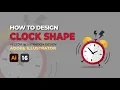 How to Draw a Realistic Alarm Clock with the Rotate Tool Illustration Tutorial in
