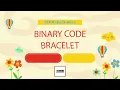 Binary Code Bracelet