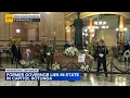 Late former Illinois Governor Jim Edgar lies in state at State Capitol rotunda ahead of funeral