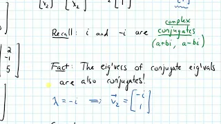 Diff Eq s 9 5-9 6 Solving Hom Linear Systems--Complex Eigenvalues 4