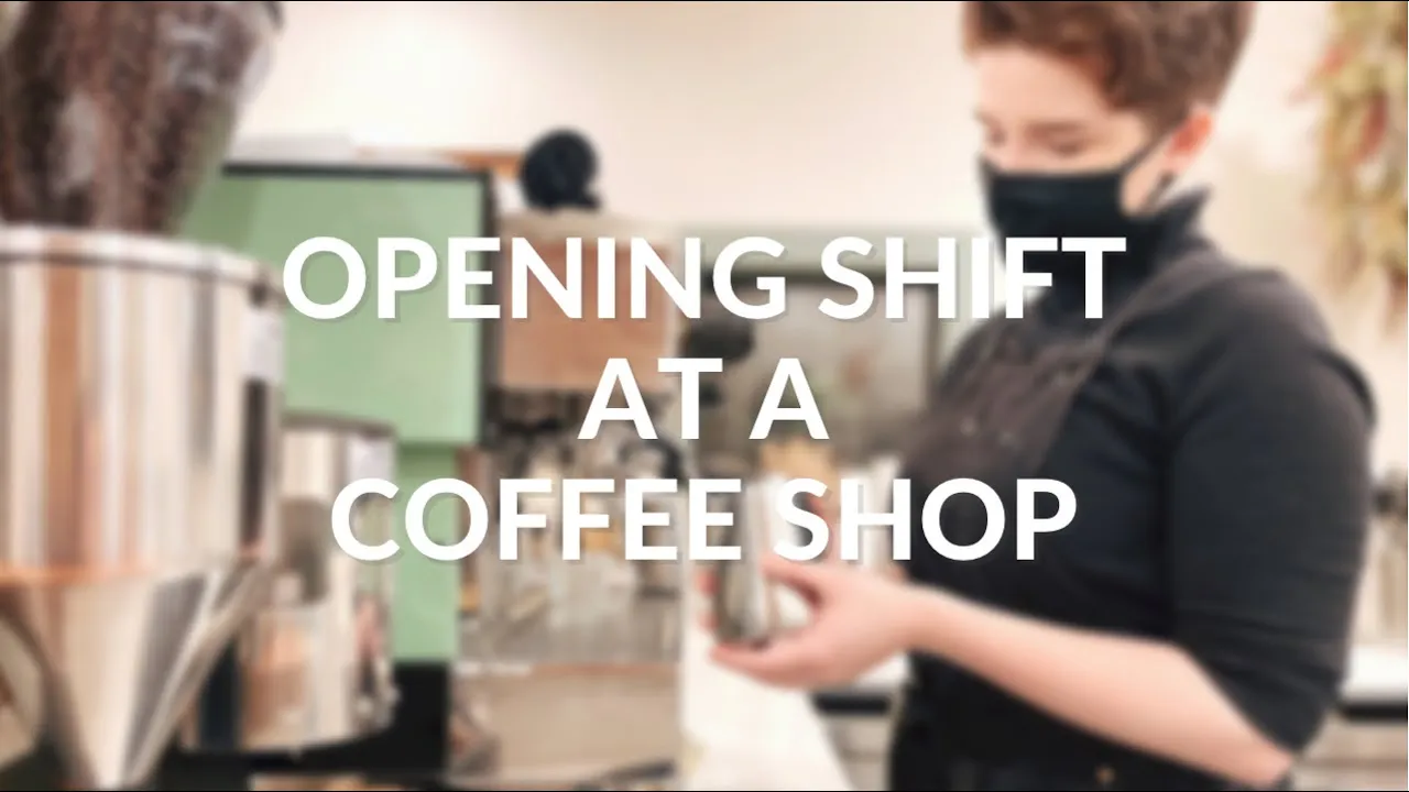 Opening Shift At My NEW Barista Job: Coffee Shop Vlog