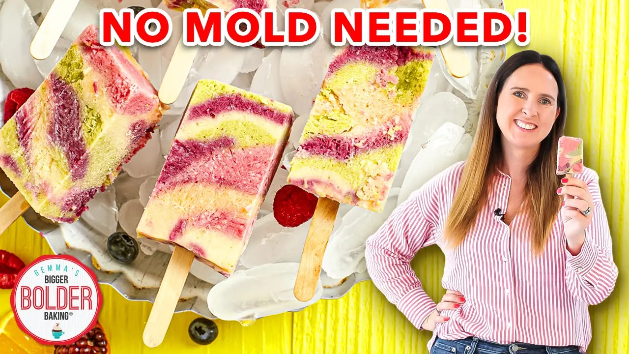 Tie Dye Popsicle Recipe (No Popsicle Mold Needed!)