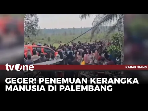 Penemuan 16 Bagian Kerangka Manusia Gegerkan Warga Palembang