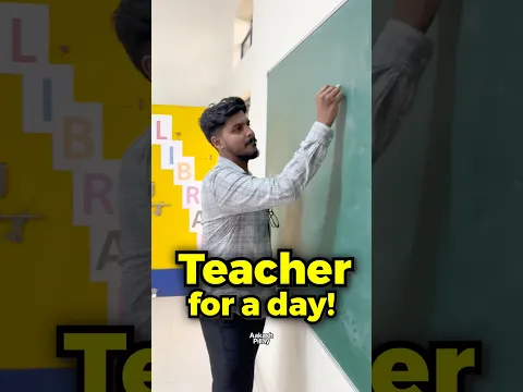 Teacher For A Day! 👨🏻‍🏫