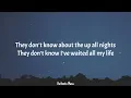 One Direction - They Don't Know About Us (Lyrics)