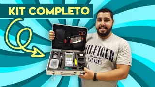 KIT DE FIBRA OPTICA COMPLETO  -  LOUCOS DA TELECOM