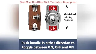 Review MGI SpeedWare Latching Toggle Switches ON 5-Pack with Waterproof Boots 3-Pin SPDT