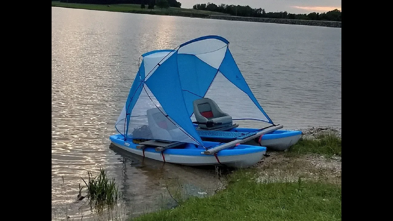 Simple Kayak Catamaran on The Conewago Creek