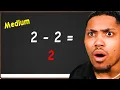 Roblox Kids CANT DO EASY MATH