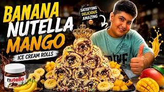 Banana + Nutella + Mango = MAGIC! 🍌🍫🥭